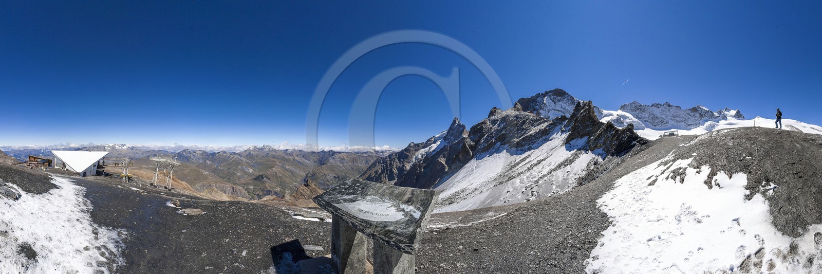 La Meije, La Grave, Grand Pic de la Meije 3 983 m et Le Râteau 3809 m