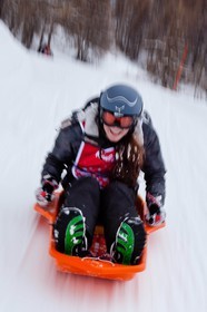 Pays de Serre-Ponçon, Réallon et La Ripaaa, piste de luge 100% naturelle