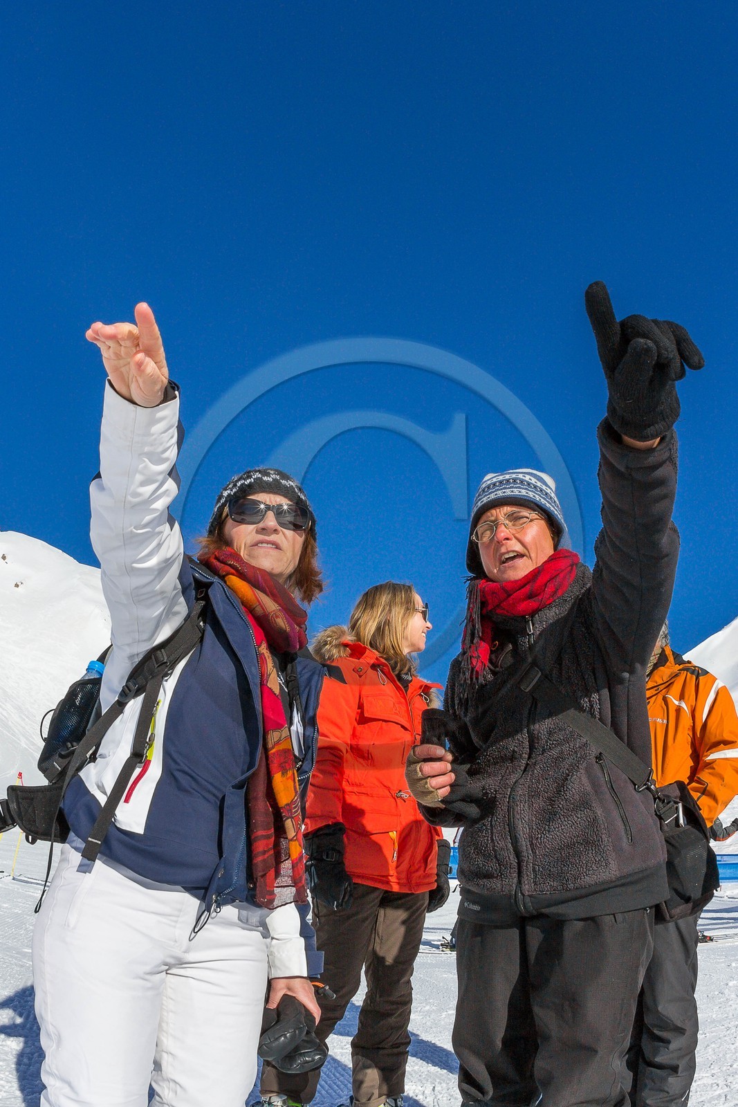 Serre-Chevalier, Snow drawings, une œuvre de l'artiste Sonja Hinrichsen