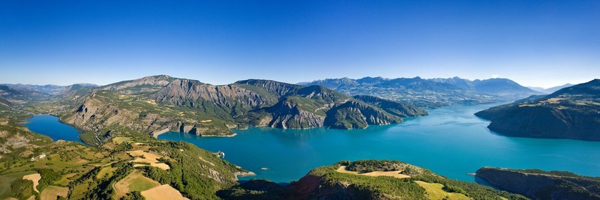 Lac de Serre-Ponçon, Le Barrage et le bassin de compensation, Espinasse,