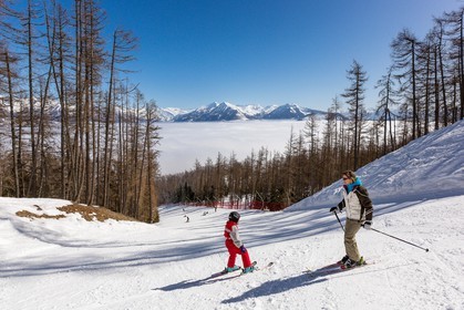 vallée du Champsaur, station de ski de Laye-en-Champsaur