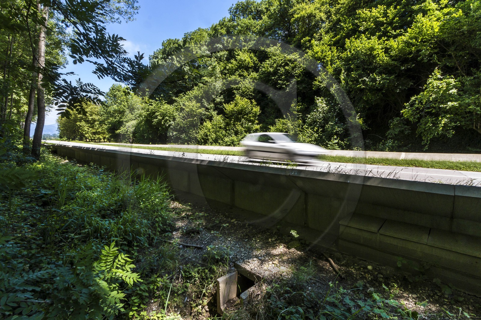 ENS de l'Isère, espace alluvial de la Rolande, crapauduc