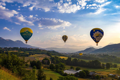 Gap, vol en montgolfière