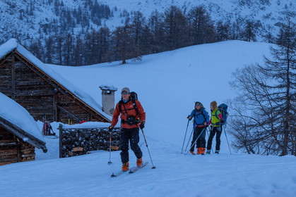 Névache, refuge Buffère , départ ski de randonnée
