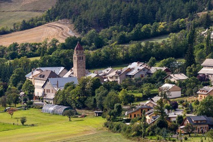 Faucon-de-Barcelonnette, tour de l'horloge
