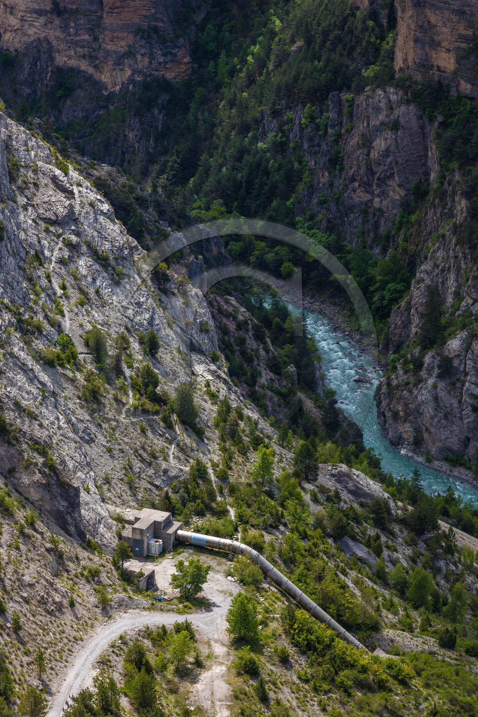 Aménagement de production hydraulique EDF d'Eygliers