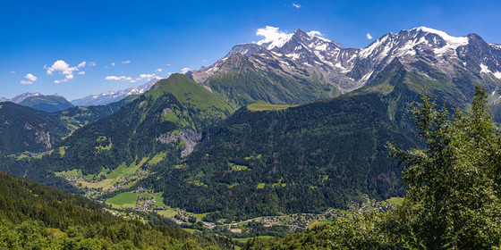 Val Montjoie et le massif du Mont-Blanc