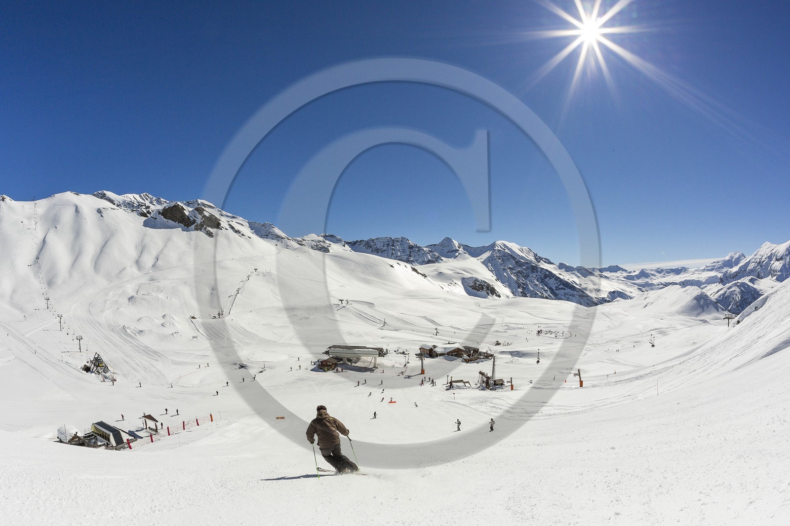 Station de ski d'Orcières 1850, ski  sur pistes