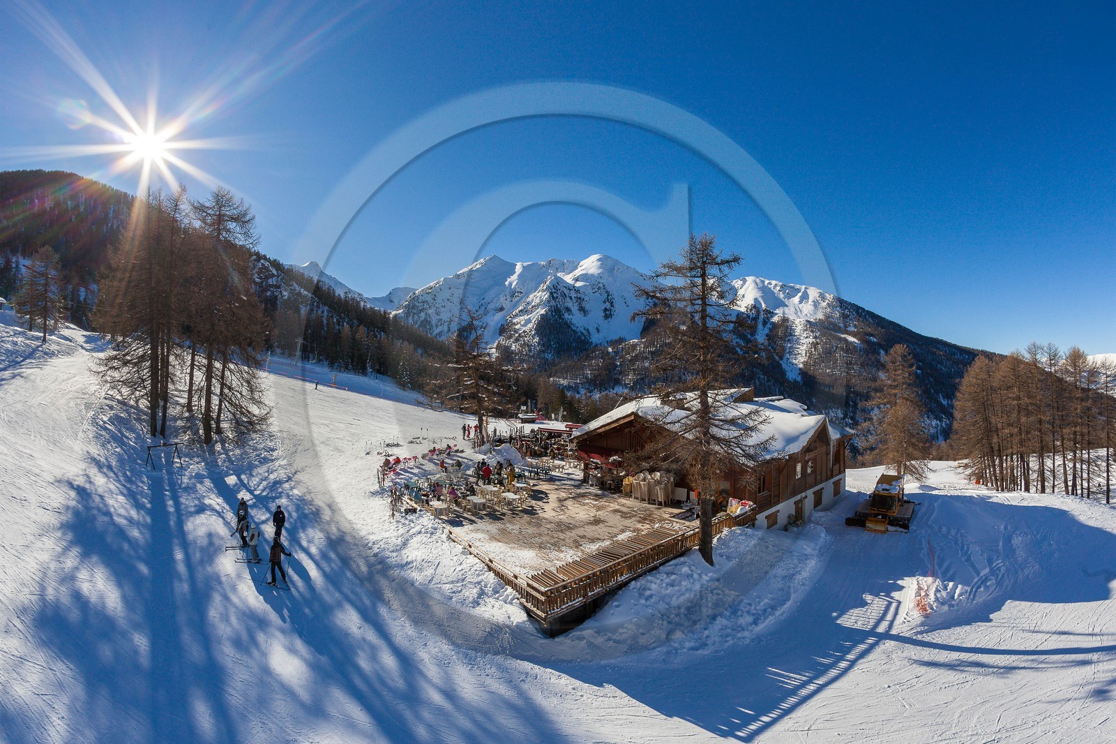 Les orres, Restaurant d'altitude Le Chalet des Fontaines