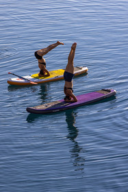 Yoga sur paddle, Serre-Ponçon Aloha