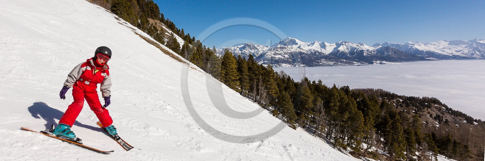 vallée du Champsaur, station de ski de Laye-en-Champsaur