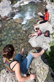 Randonnée famille montagne