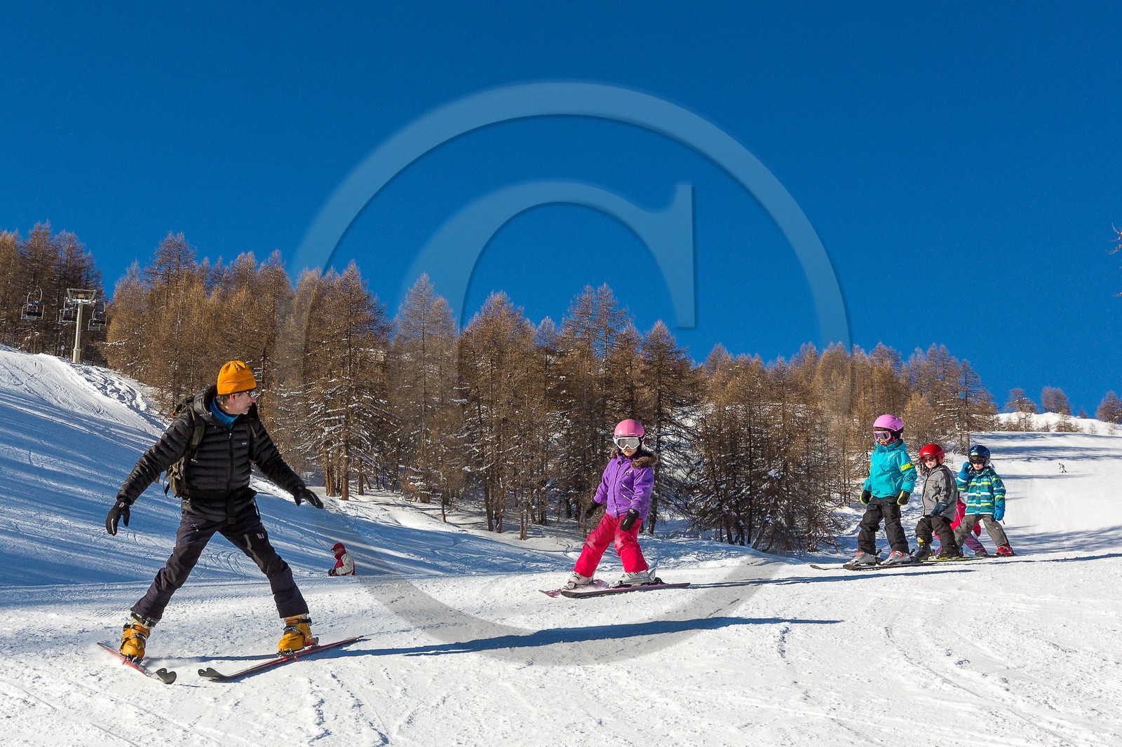 Praloup, ski de piste enfants