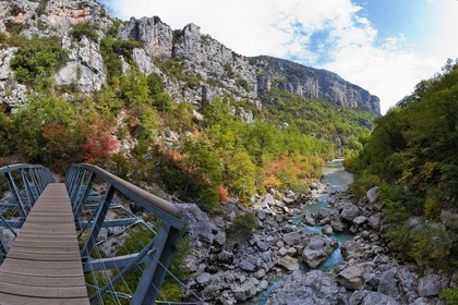 Gorges du Verdon, Le sentier de l’Imbut, La Passerelle de l’Estellié