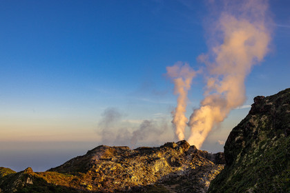 La Soufrière, volcan actif de la Guadeloupe