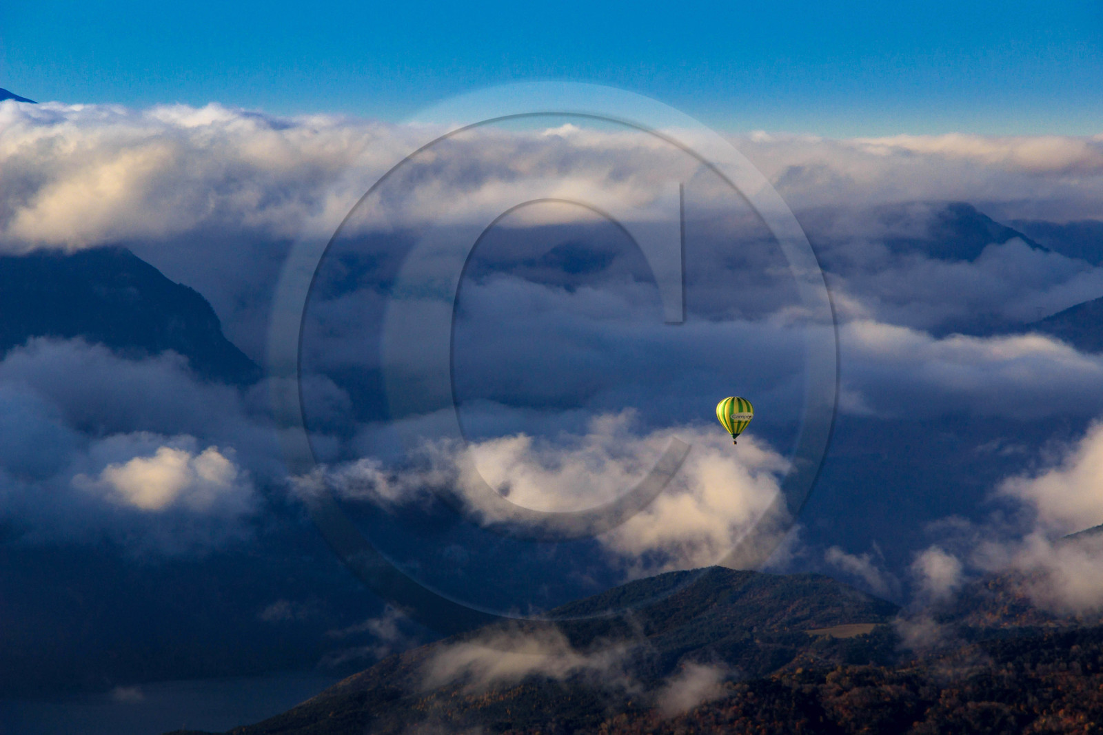 vol en montgolfière