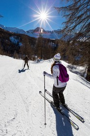 La station de ski Sauze Super-Sauze est une station village située entre 1400 et 2400 m