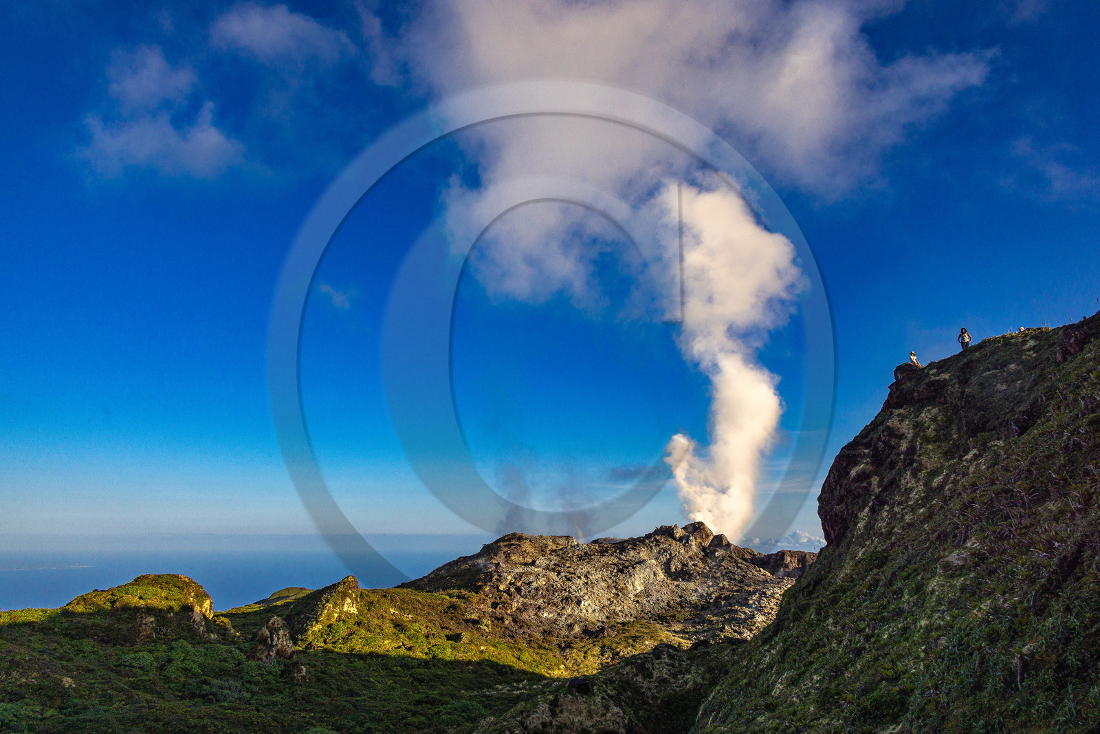 La Soufrière, volcan actif de la Guadeloupe
