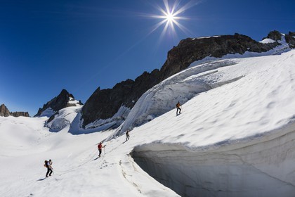 Découverte des glaciers avec Christophe Dureau, guide de haute montagne