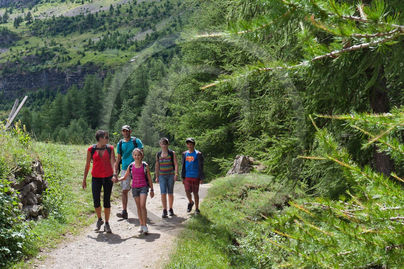 Randonnée famille montagne