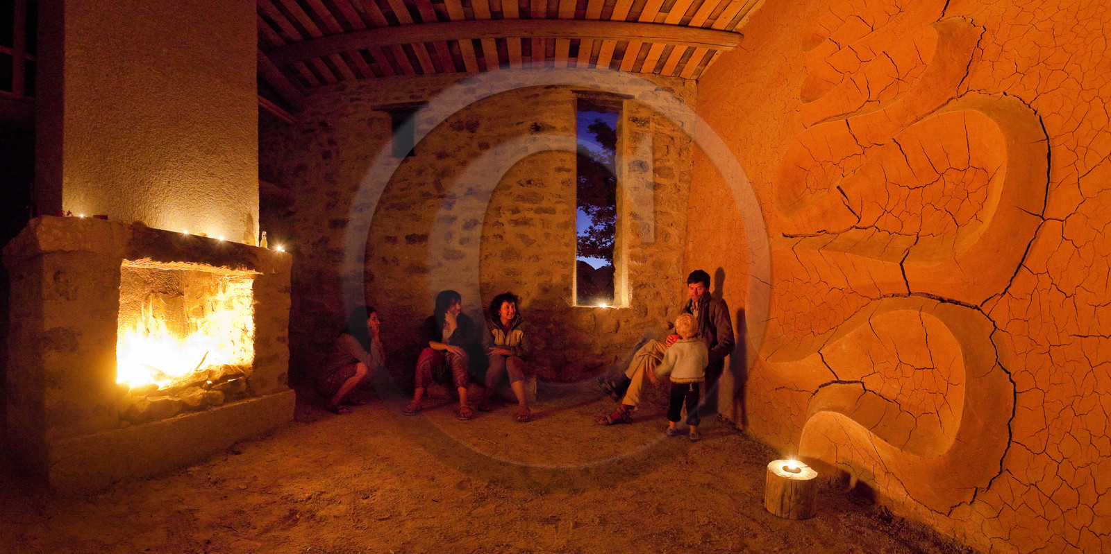 Refuge d'Art Vieil Esclangon d'Andy Goldsworthy