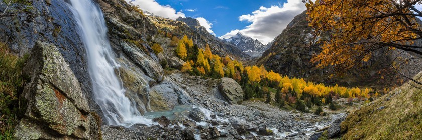 Vallée de la Bonne,  Le Désert, cascade de la Pisse