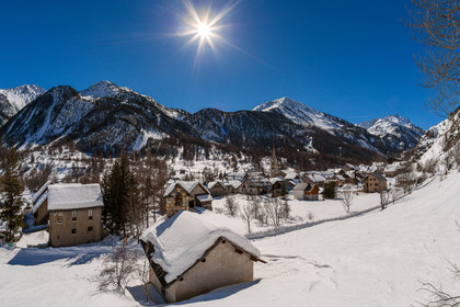 Vallée de la Clarée, village de Névache