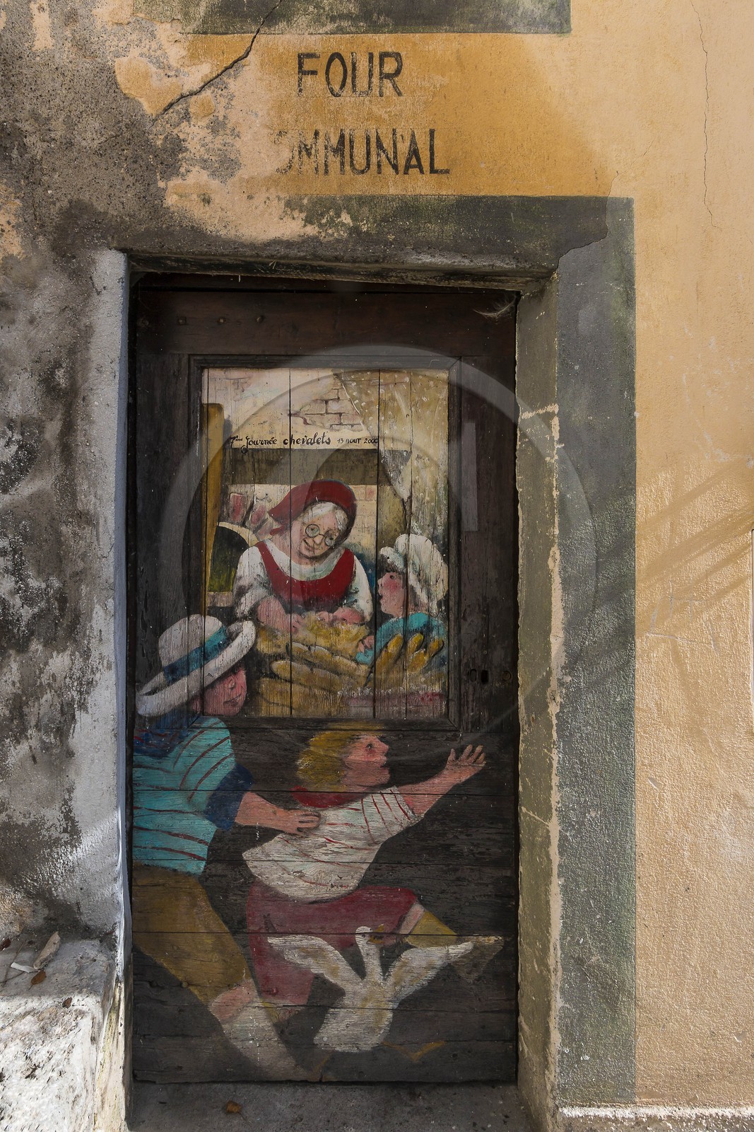 Vallée de la Tinée, Roubion, portes peintes