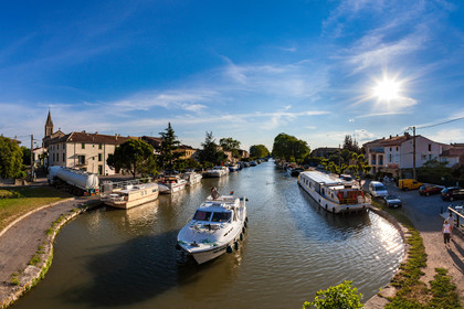 Canal du Midi, inscrit au Patrimoine mondial de l'UNESCO