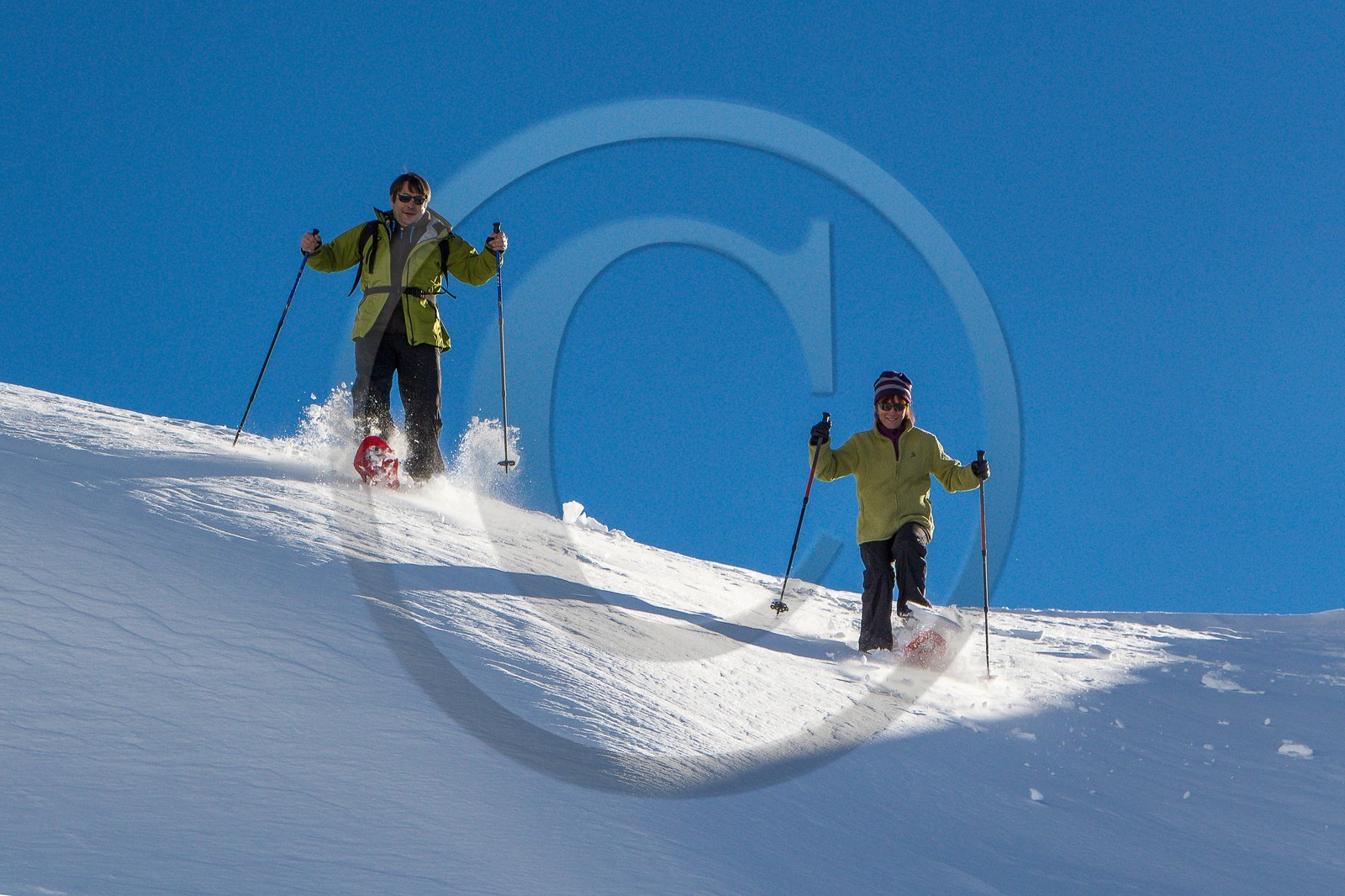 Col de Larche, vallon du lauzanier, randonnée raquettes