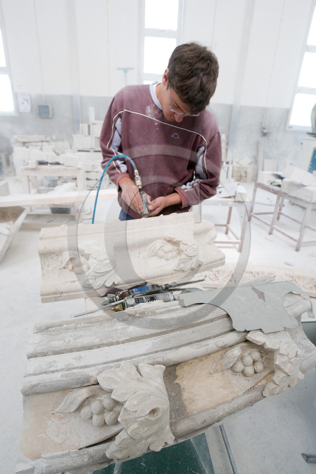 Pucisca, Atelier de restauration