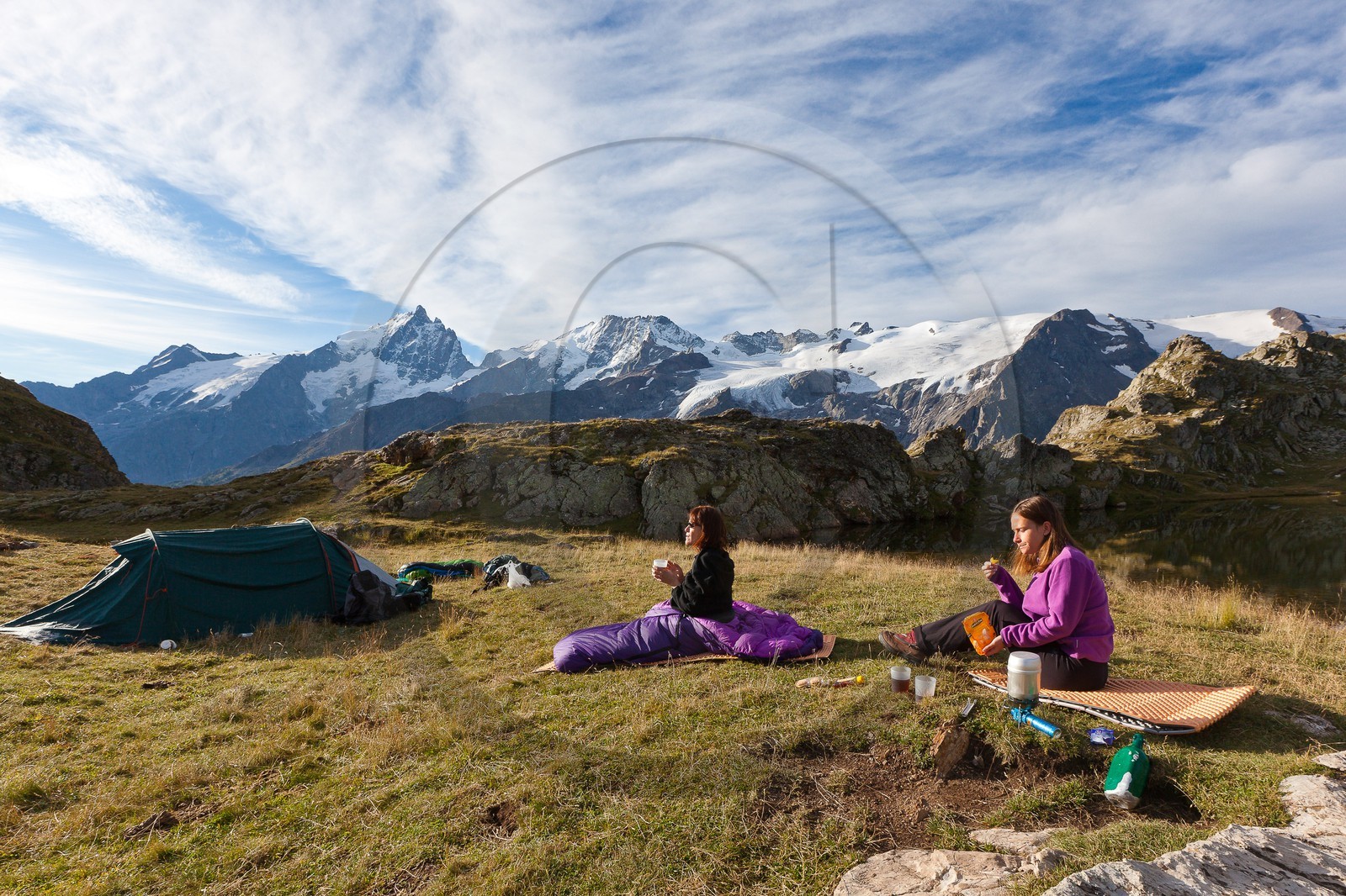 Bivouac, réchaud à gaz