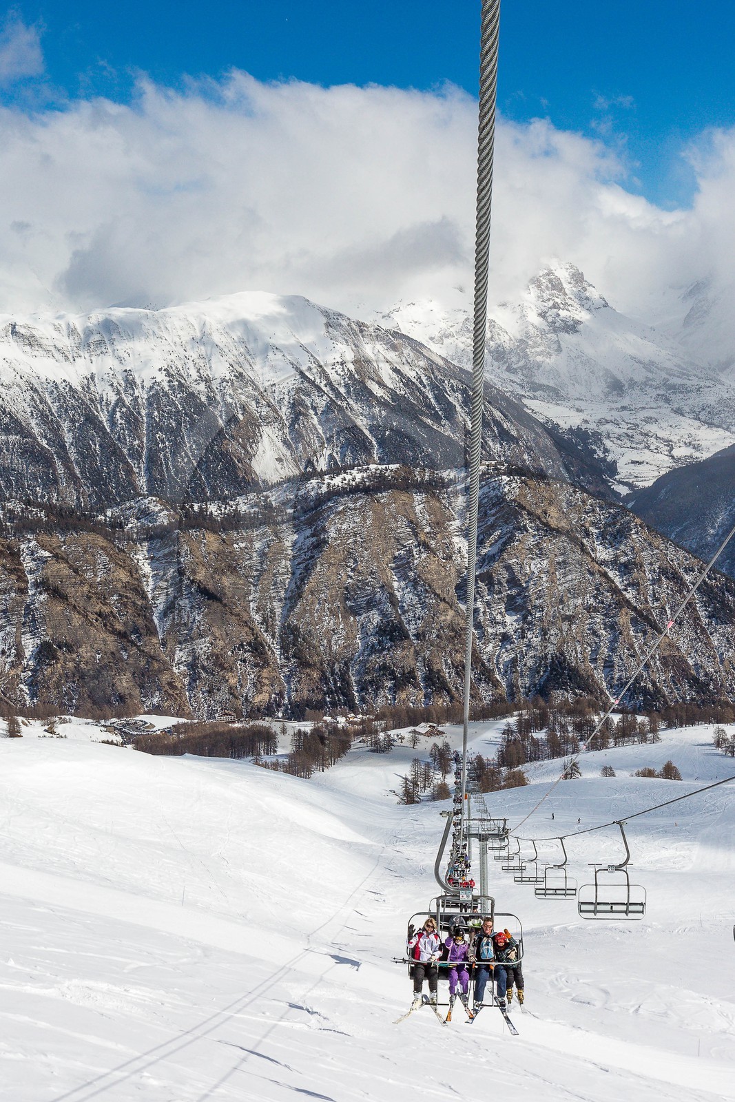La Condamine-Châtelard, station de ski Saint-Anne La Condamine, ski famille