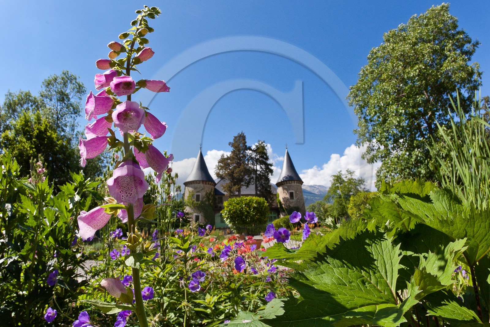 Château de Picomtal,  les jardins du château