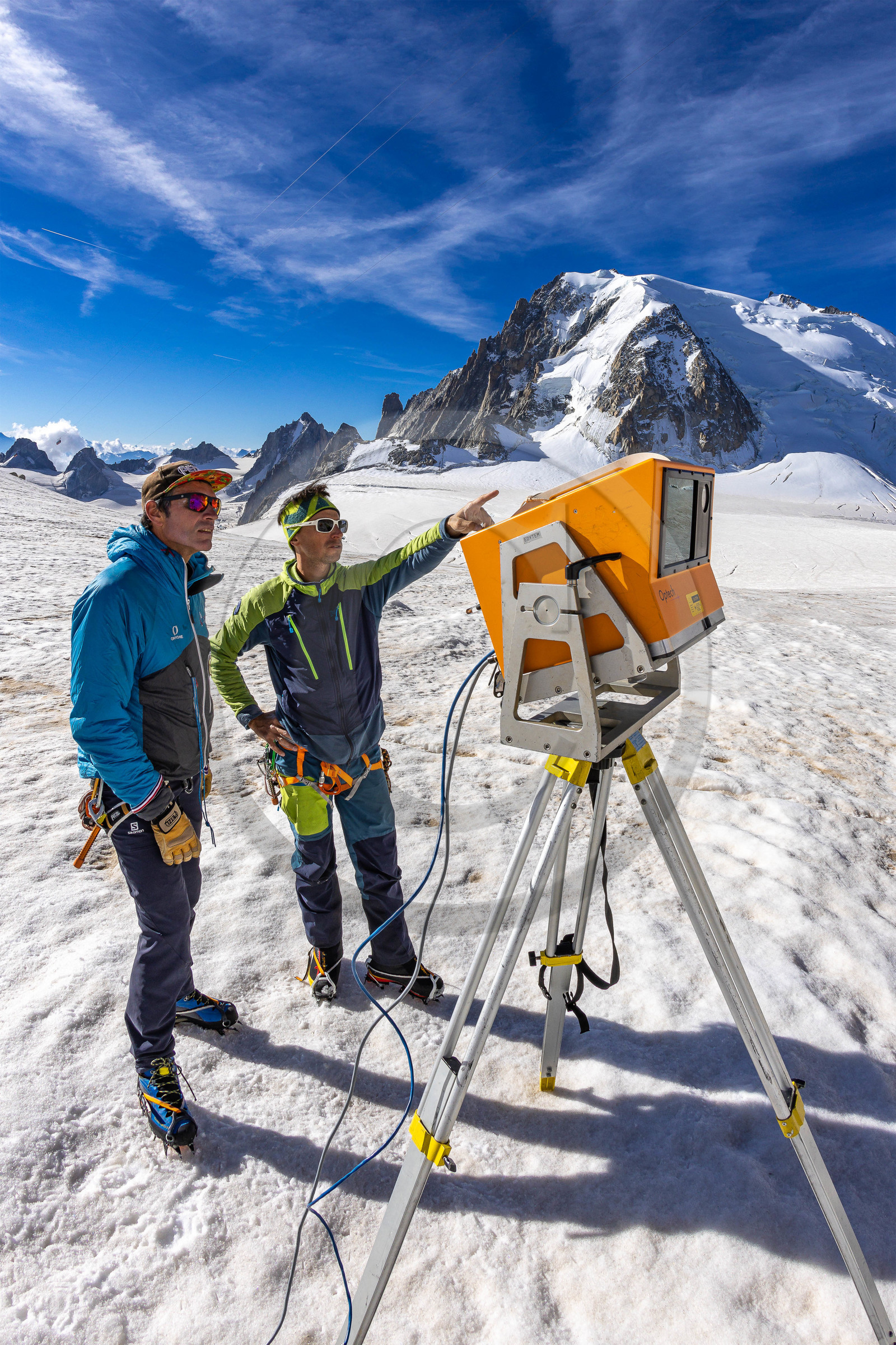 Géomorphologie à l'Aiguille du Midi