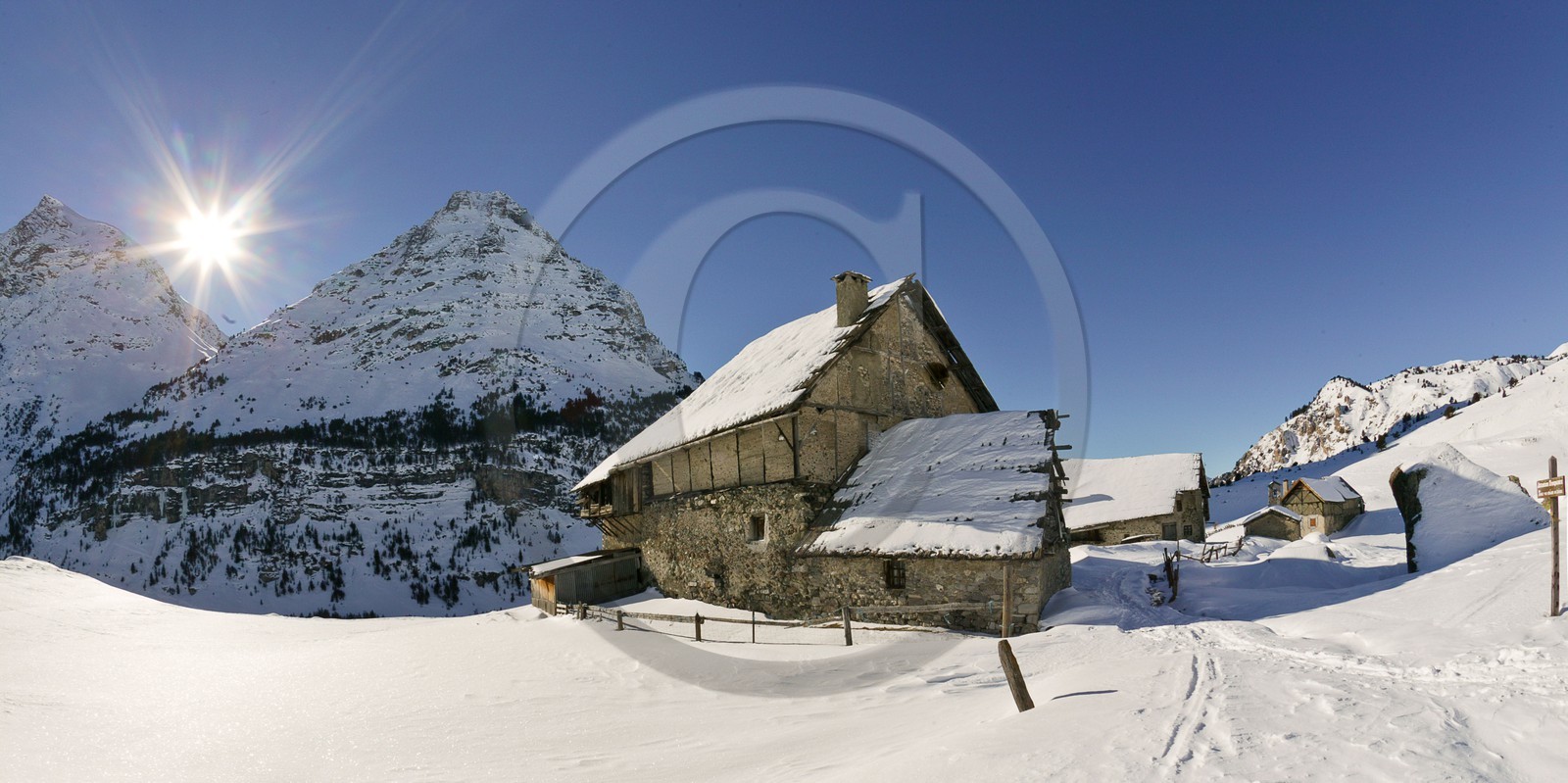 Vallon des Fonds de Cervières, hameau La Chau