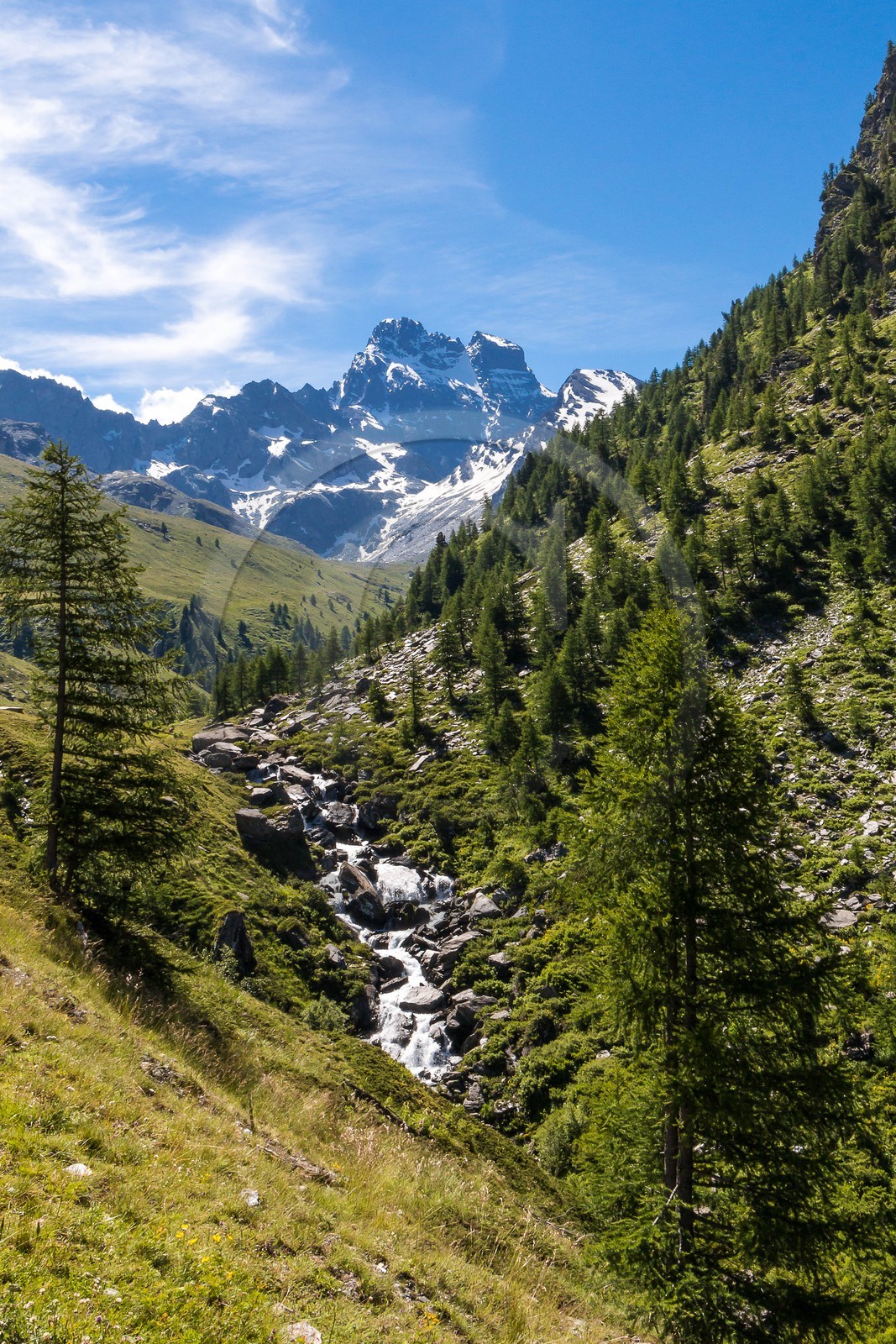 Réserve naturelle de Ristolas-Mont Viso, randonnée au grand belvédère du Viso