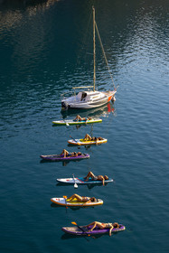 Yoga sur paddle, Serre-Ponçon Aloha