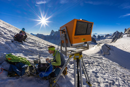 Géomorphologie à l'Aiguille du Midi