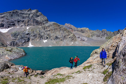 Grand tour des Ecrins, Lac de L'Eychauda
