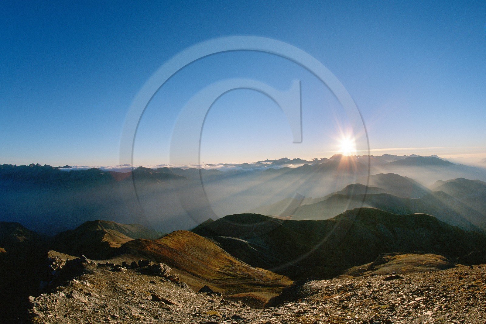 Du sommet du Mont Mounier (altitude 2817)