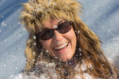 vallée de l'Ubaye, randonnée en raquettes à neige