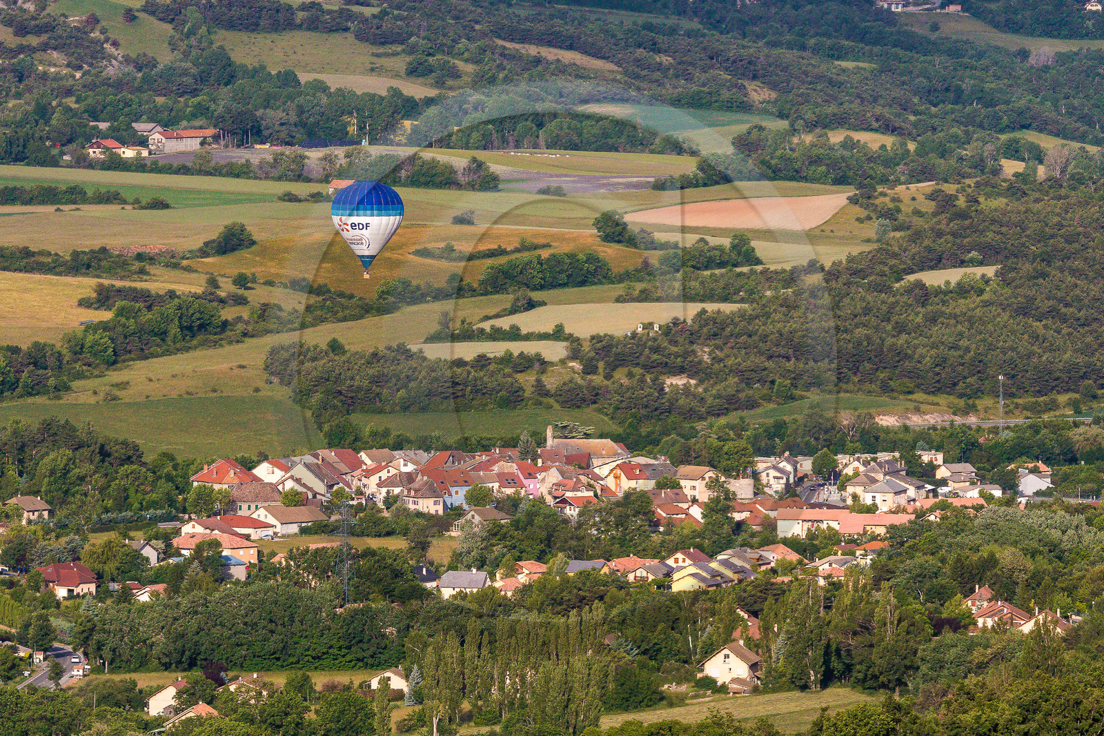 La Bâtie Neuve, vol en montgolfière