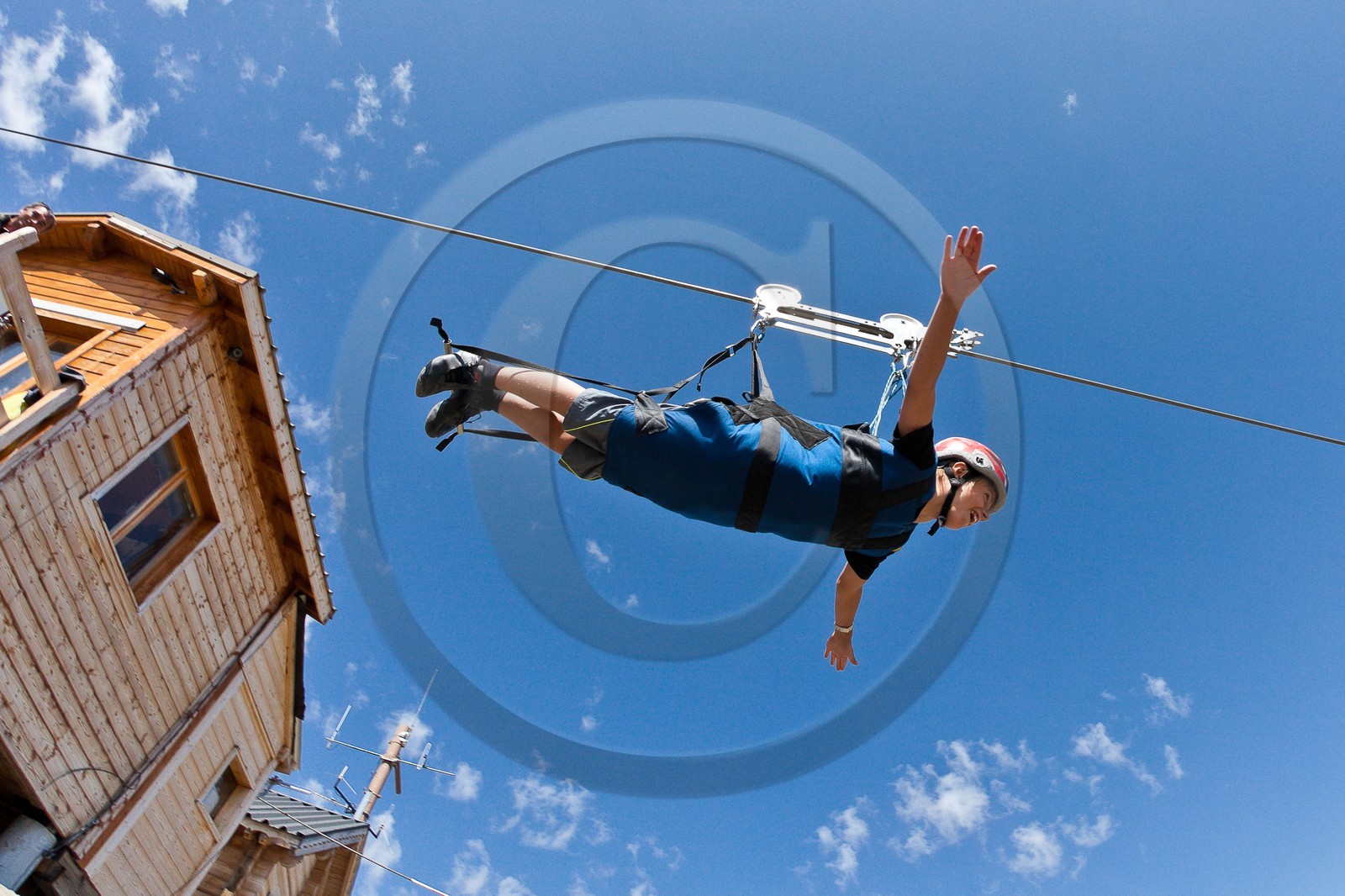 Orcières 1850, La plus grande tyrolienne d'Europe, Le «Roll Air Câble»