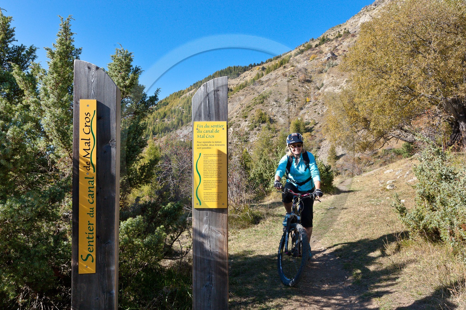 Randonnée VTT chemin du canal de Mal-Cros