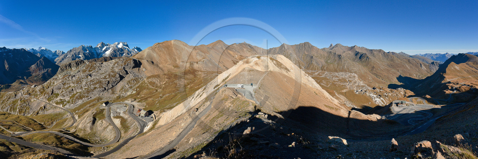 Col du Galibier, Col du Tour de France, altitude de 2 556 m.