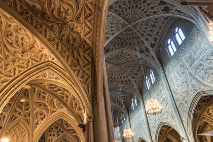 Cathédrale Saint-François-de-Sales de Chambéry, Peintures en trompe-l'œil