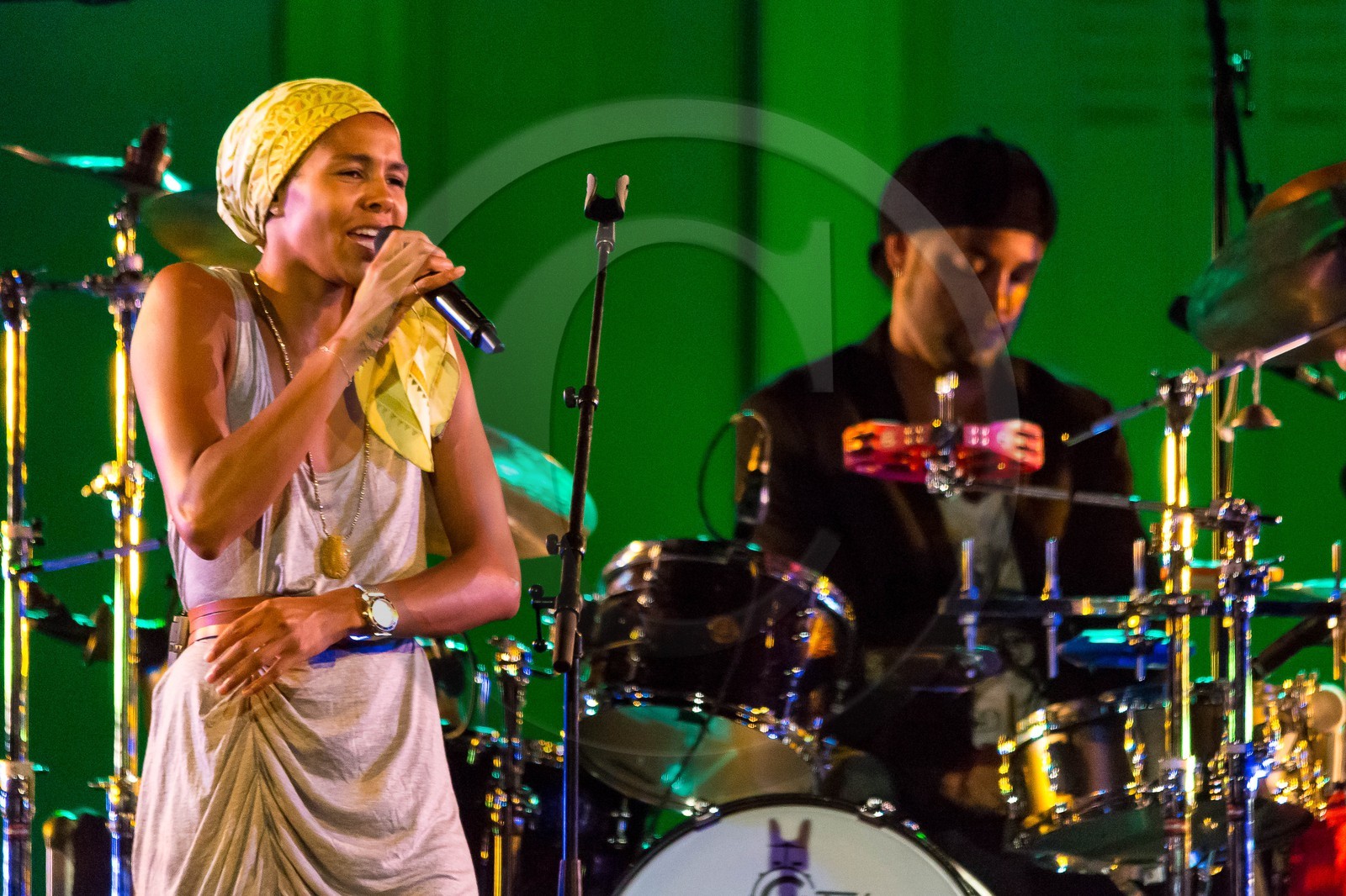 Barcelonnette, Festival des enfants du Jazz 2012, concert de Ayo