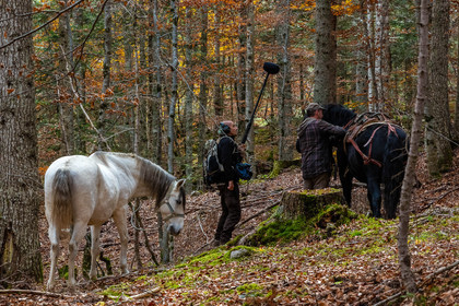 Making of du film La vallée des loups