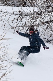 Pays de Serre-Ponçon, Réallon, snowboard, surf des neiges